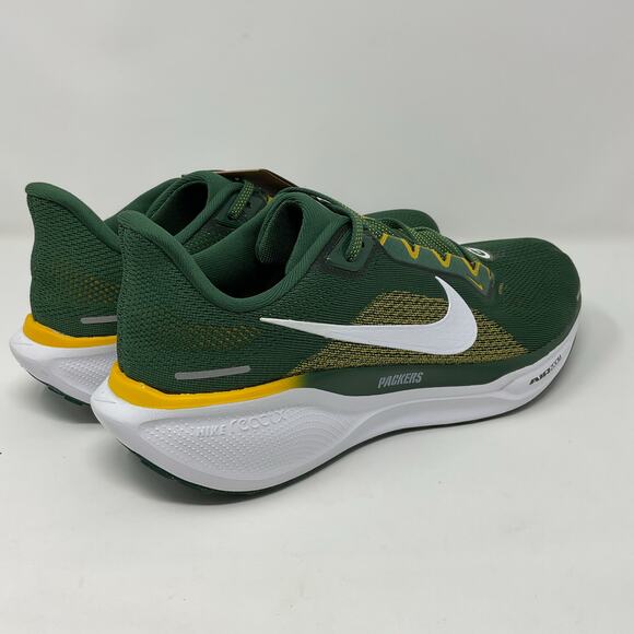 NIKE AIR ZOOM PEGASUS 41 NFL GREEN BAY PACKERS RUNNING SHOES FZ5090-300 Men sz 9 - Picture 7 of 10